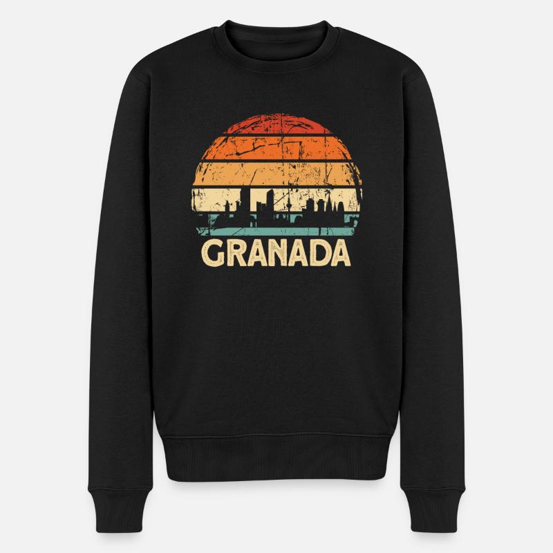 Grenade - Pull Premium bio Homme - noir