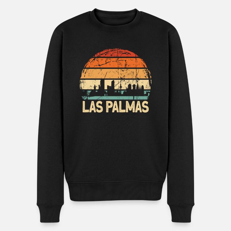 Las Palmas - Pull Premium bio Homme - noir