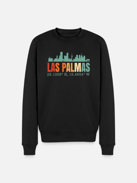 Las Palmas - Men's Premium Organic Jumper - black