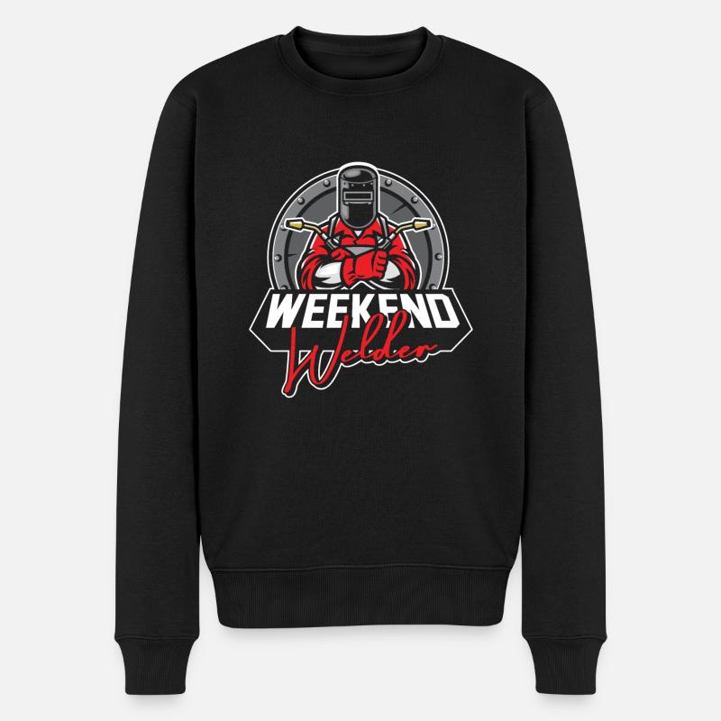 Week-end serrurier soudeur - Pull Premium bio Homme - noir
