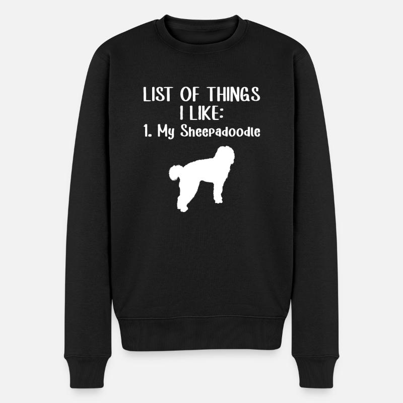 Sheepadoodle Doodle Dog - Pull Premium bio Homme - noir