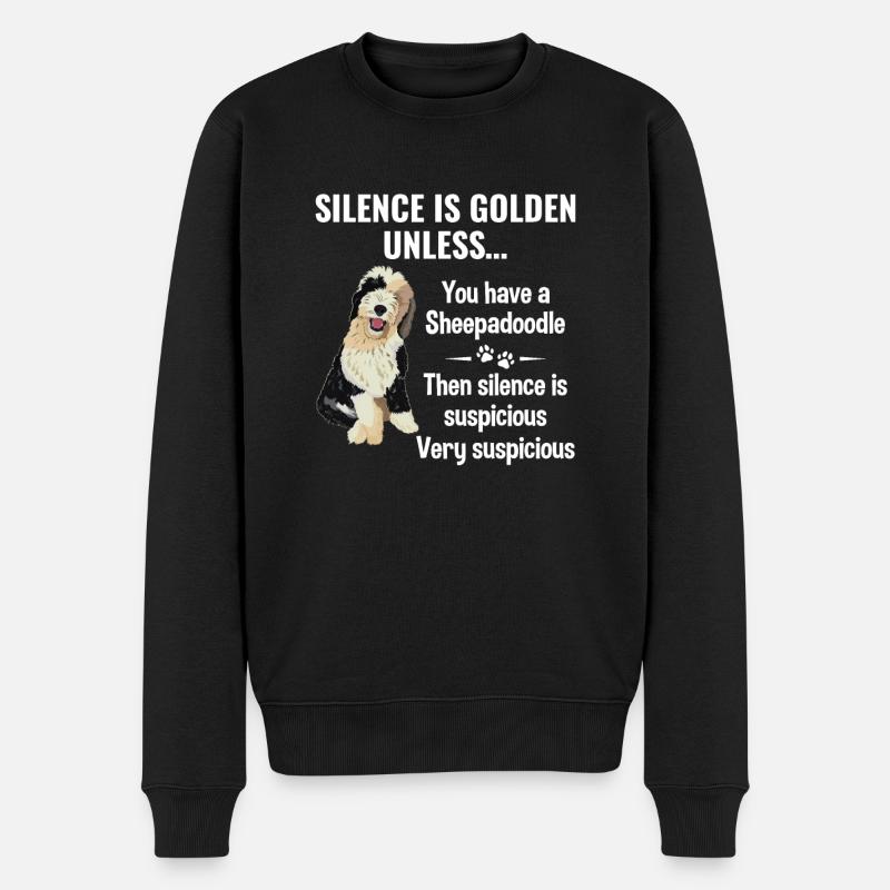 Sheepadoodle Doodle Dog - Pull Premium bio Homme - noir