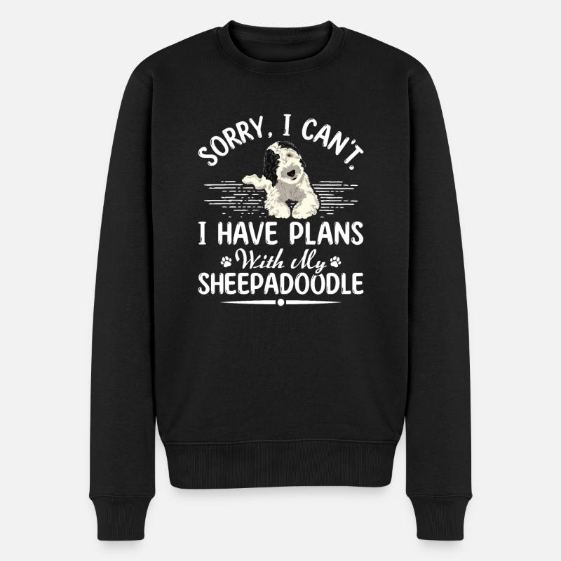 Sheepadoodle Doodle Dog - Pull Premium bio Homme - noir