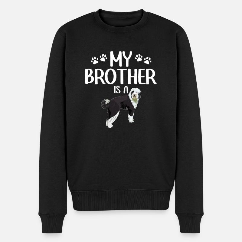 Sheepadoodle Doodle Dog - Pull Premium bio Homme - noir