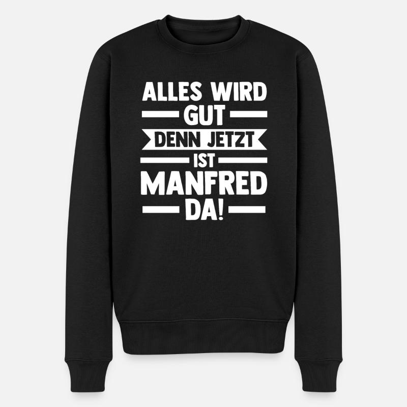 Manfred - Pull Premium bio Homme - noir