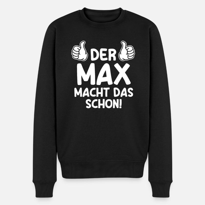 Max - Pull Premium bio Homme - noir