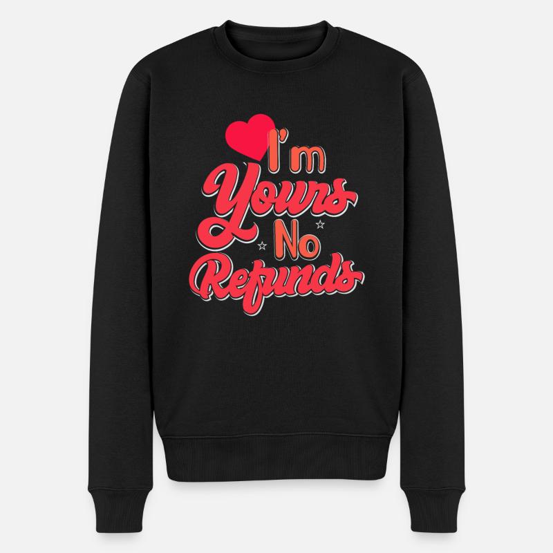 Je suis à toi - Pull Premium bio Homme - noir