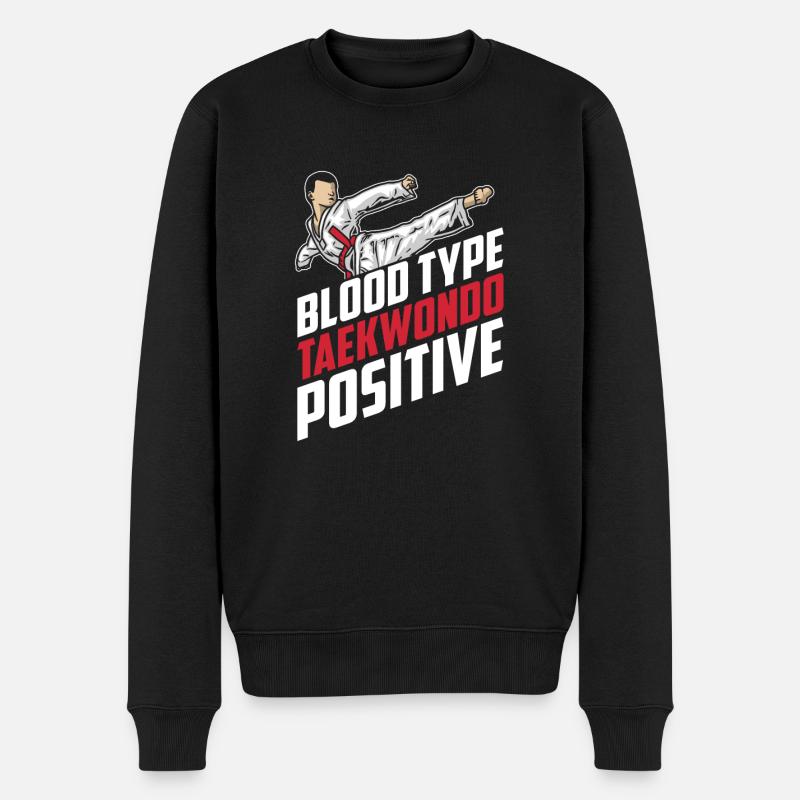 Taekwondo Père Taekwondo - Pull Premium bio Homme - noir