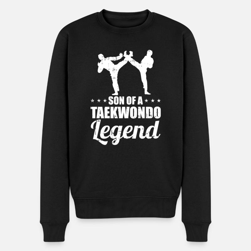 Taekwondo Père Taekwondo - Pull Premium bio Homme - noir