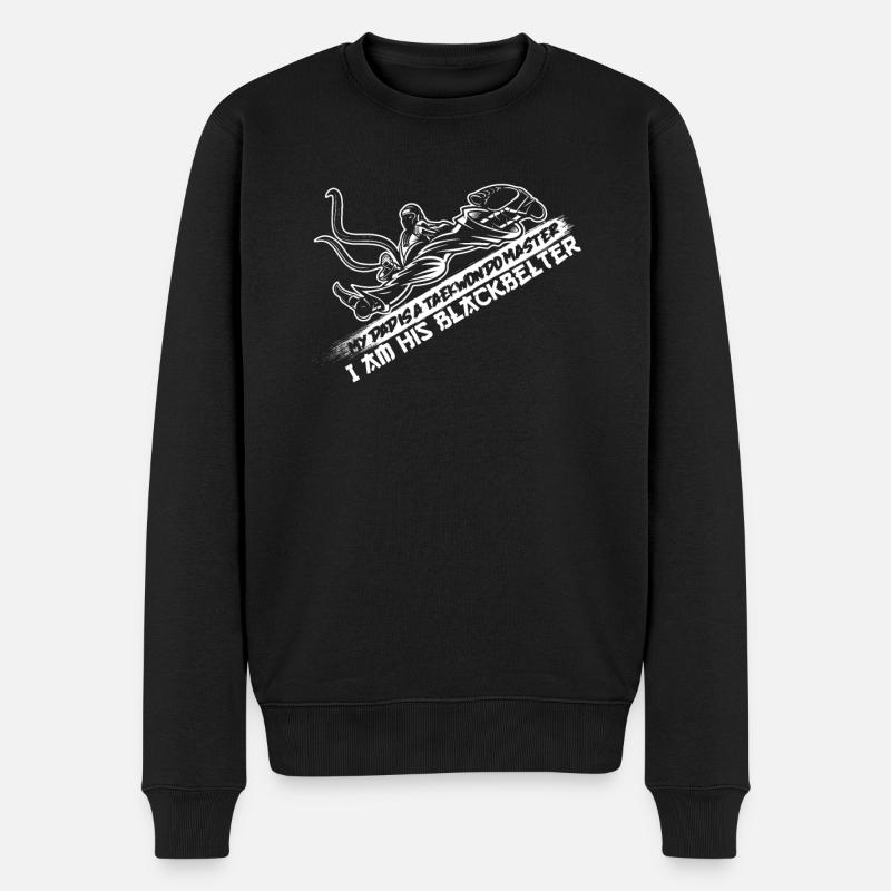 Taekwondo Père Taekwondo - Pull Premium bio Homme - noir