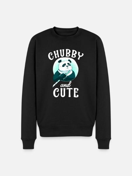 Panda Cadeaux Panda Lover - Pull Premium bio Homme - noir