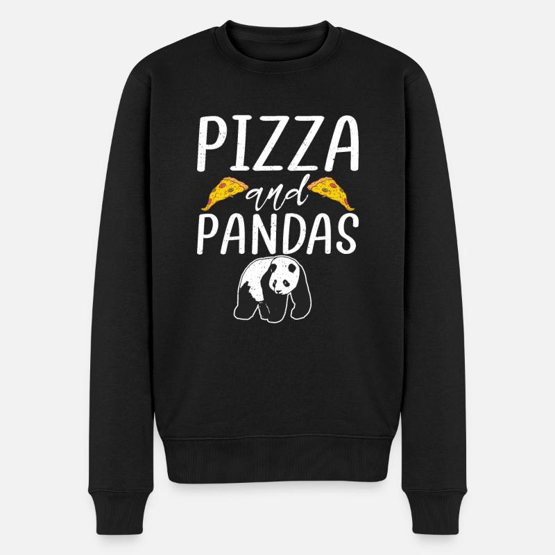 Panda Cadeaux Panda Lover - Pull Premium bio Homme - noir
