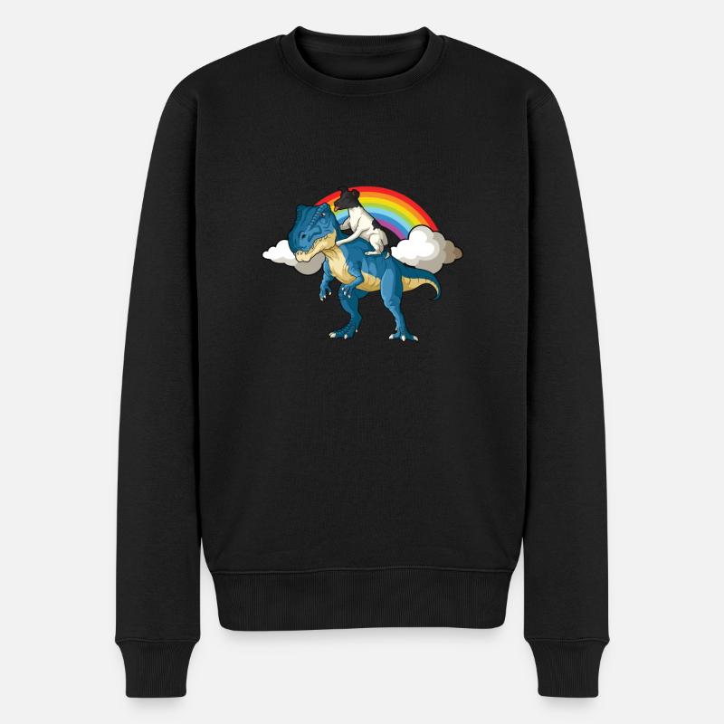 Glatthaar Foxterrier Hund - Männer Premium Bio Pullover - Schwarz
