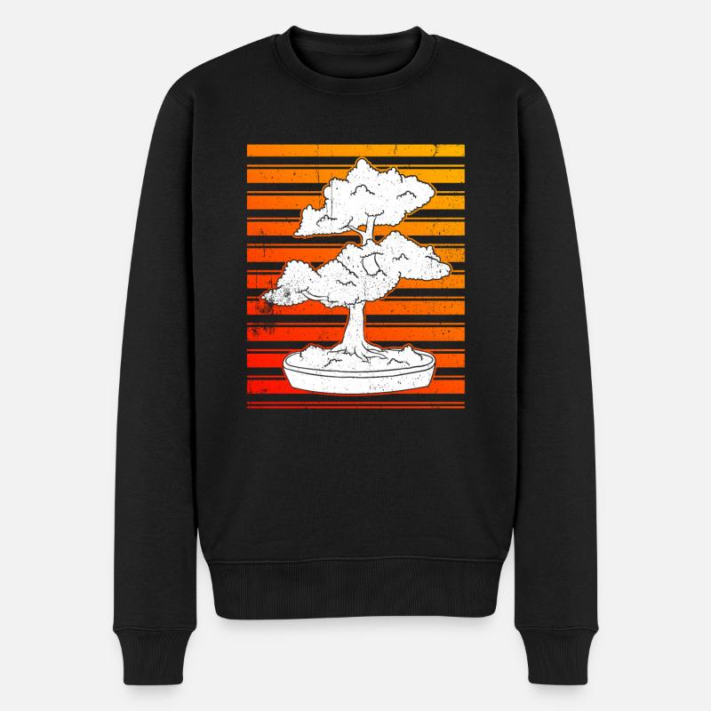 Bonsaïs - Pull Premium bio Homme - noir