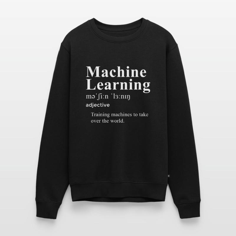 Funny Machine Learning Definition For Machine Lear Männer Premium Bio Pullover