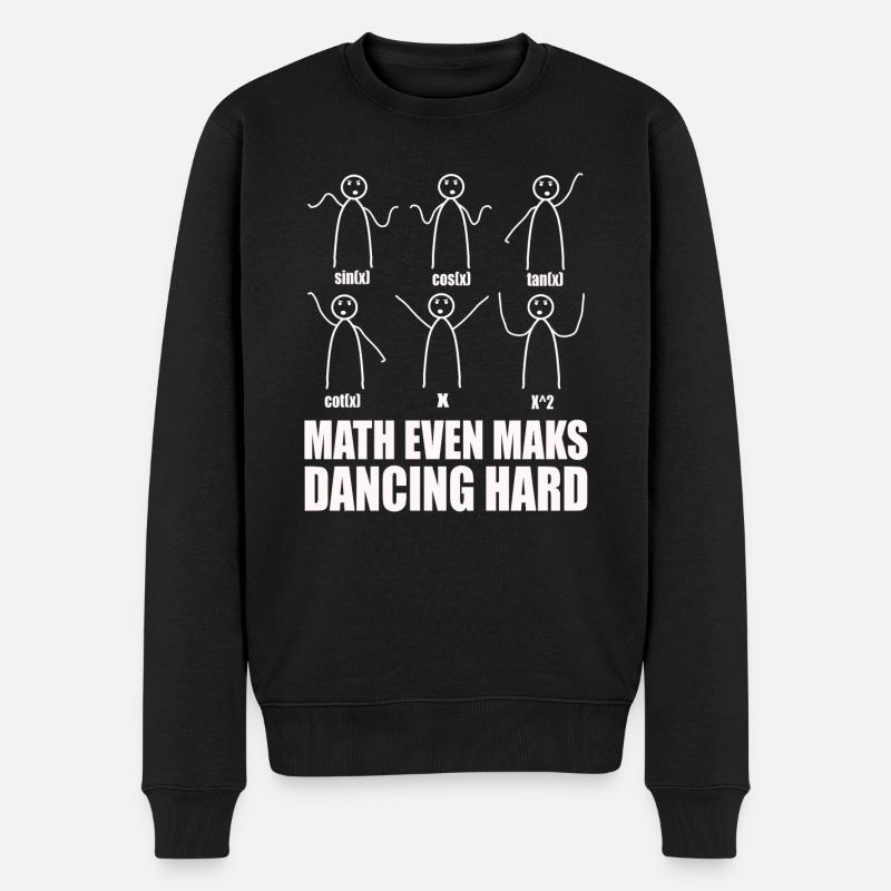 Drôle de danse mathématique - Pull Premium bio Homme - noir