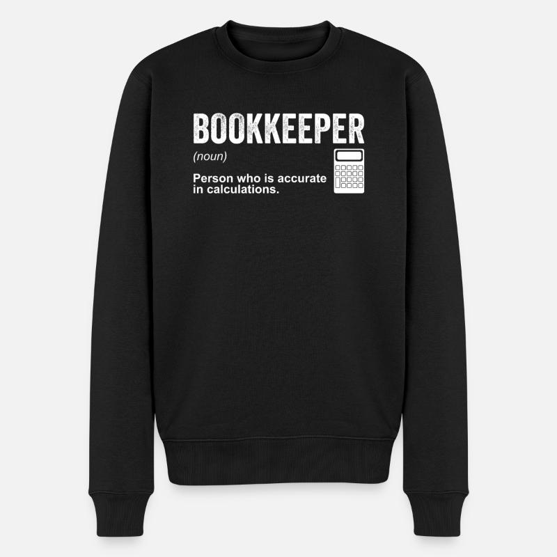 Tenue de livres Comptable Comptable - Pull Premium bio Homme - noir
