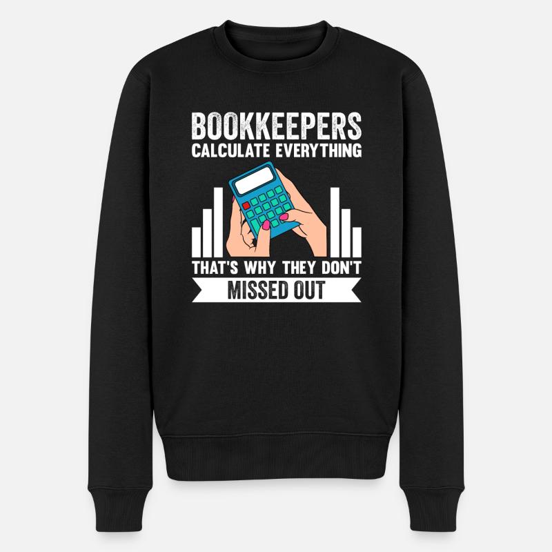 Tenue de livres Comptable Comptable - Pull Premium bio Homme - noir