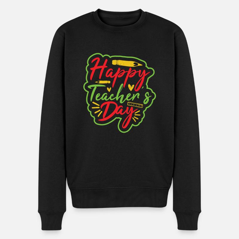 JOYEUSE JOURNÉE DES ENSEIGNANTS - Pull Premium bio Homme - noir