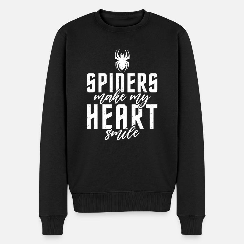 Cadeaux d’amoureux de l’araignée - Pull Premium bio Homme - noir