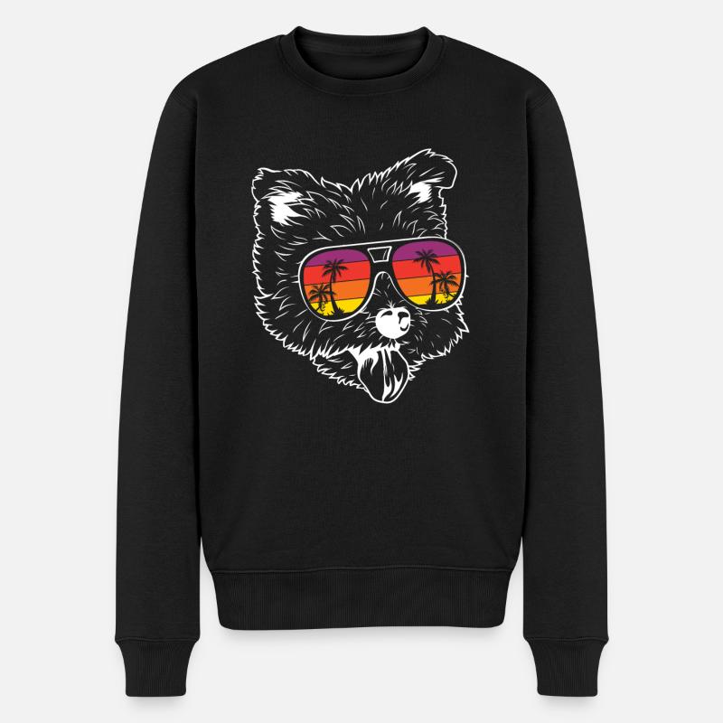 West highland terrier - Männer Premium Bio Pullover - Schwarz