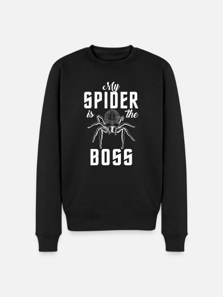Spider Lover Gifts - Men's Premium Organic Jumper - black