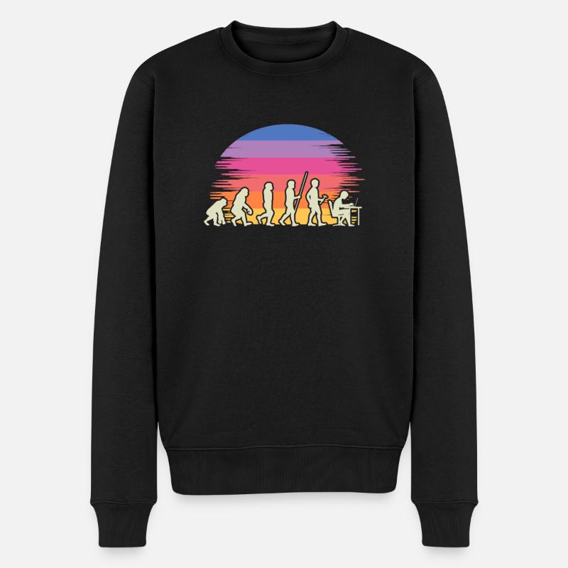 Play Evolution - Men's Premium Organic Jumper - black