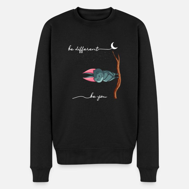 Soyez différent chauve-souris - Pull Premium bio Homme - noir