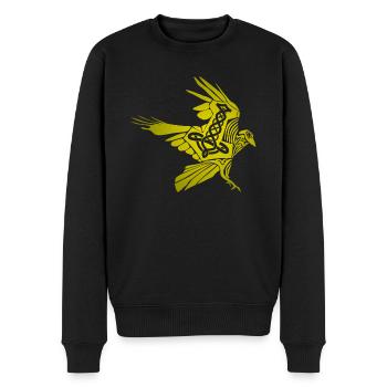 Corbeau Viking Corbeaux - Pull Premium bio Homme - noir - Devant - Nico (187cm)