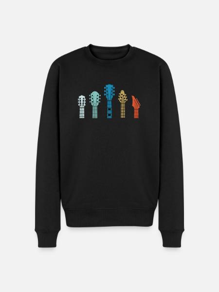 Play Guitar Design - Men's Premium Organic Jumper - black