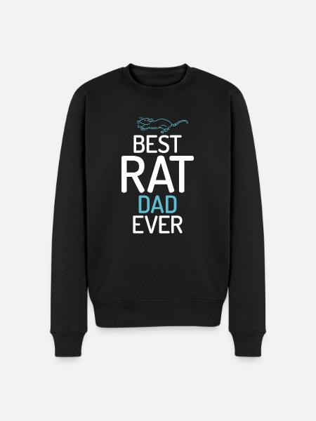 Rat Owner Gift Rats Lover - Men's Premium Organic Jumper - black