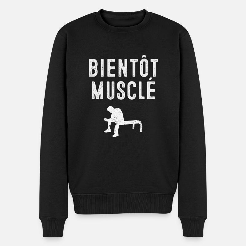 Bientôt musclé - Pull Premium bio Homme - noir