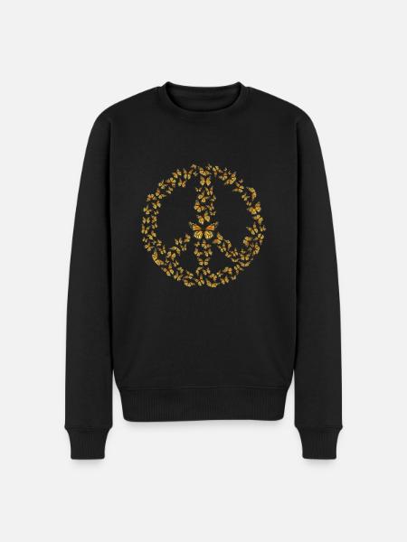 Monarch butterfly American monarch butterfly - Men's Premium Organic Jumper - black