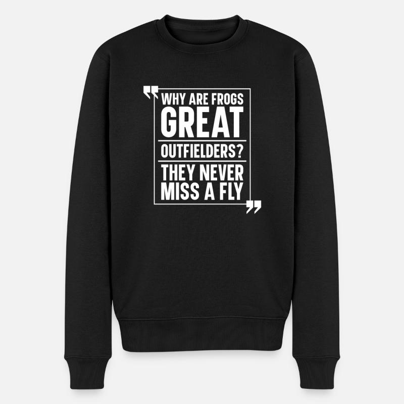 Softball drôle - Pull Premium bio Homme - noir