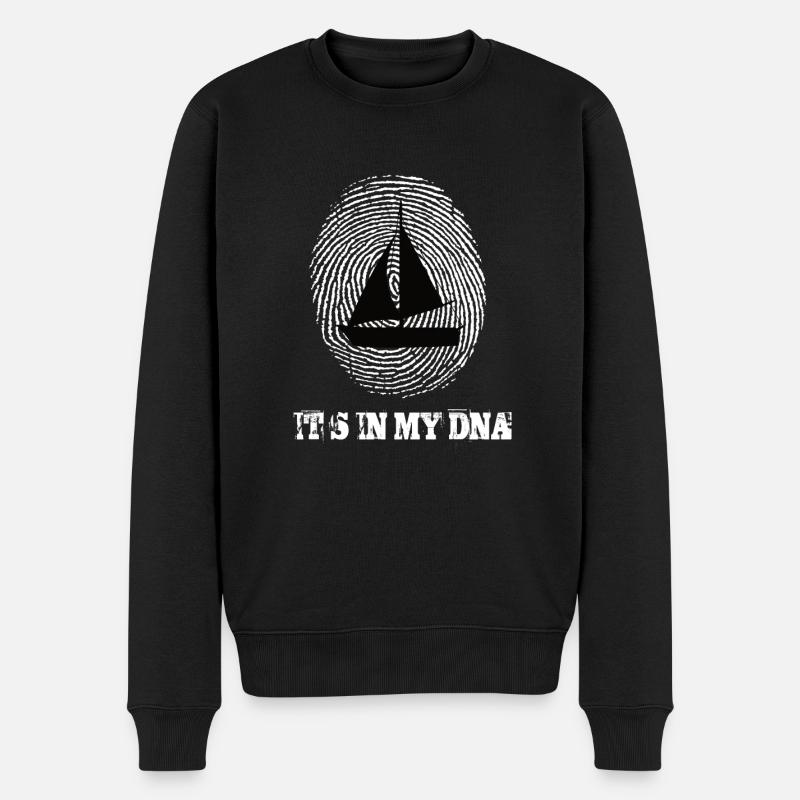 Naviguer dans mon ADN - Pull Premium bio Homme - noir