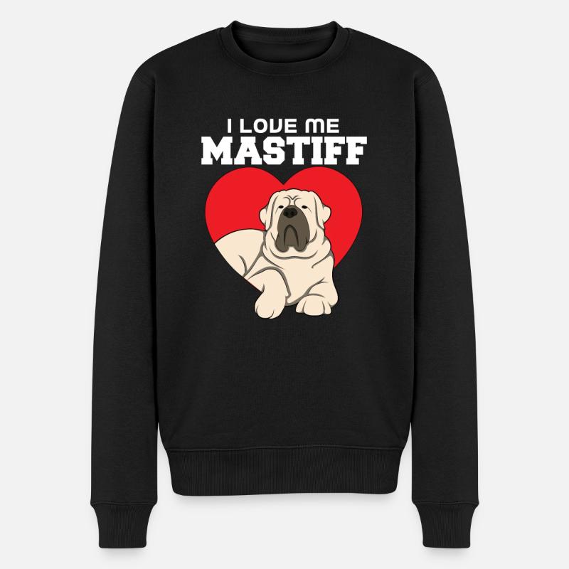 Mastiff - Männer Premium Bio Pullover - Schwarz