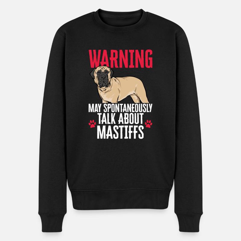 Mastiff Chien Vieux Mastiff anglais - Pull Premium bio Homme - noir