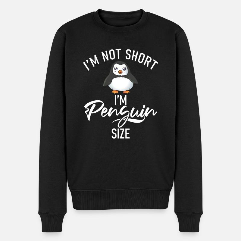 Penguin Lover Penguin Cadeaux - Pull Premium bio Homme - noir