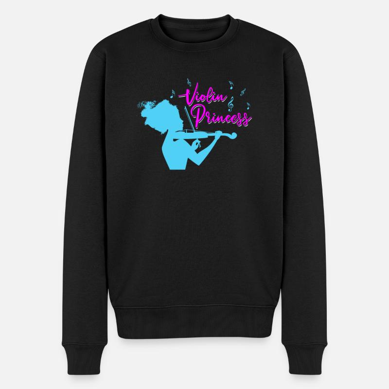 Violon Princesse - Pull Premium bio Homme - noir