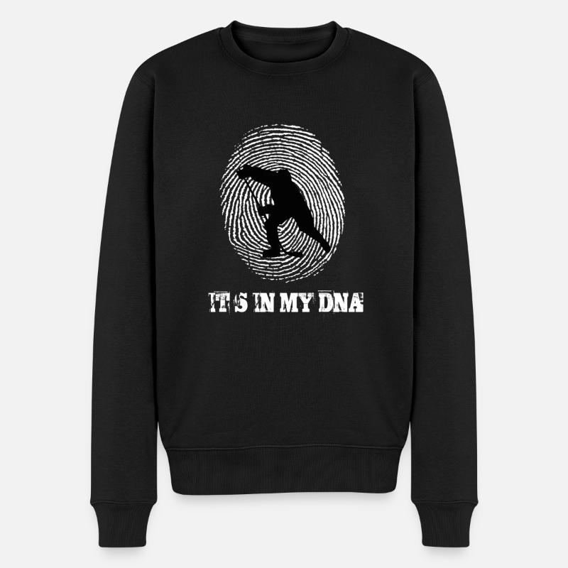 Eishockey Its In My Dna - Männer Premium Bio Pullover - Schwarz