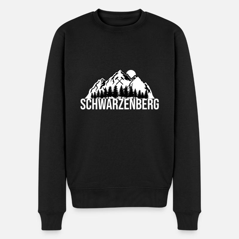 Schwarzenberg Erzgebirge - Männer Premium Bio Pullover - Schwarz