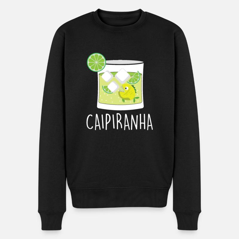 Caipirinha Cocktail Piranha Caipirinha - Pull Premium bio Homme - noir