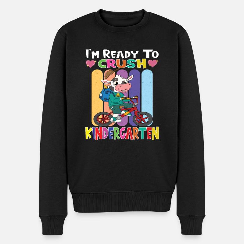 Kindergartenkind Kindergarten Geschenk - Männer Premium Bio Pullover - Schwarz