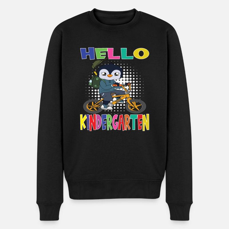 Kindergartenkind Kindergarten Geschenk - Männer Premium Bio Pullover - Schwarz