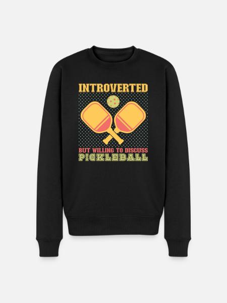 Pickleball Player Pickleball Paddle Pickleball - Men's Premium Organic Jumper - black