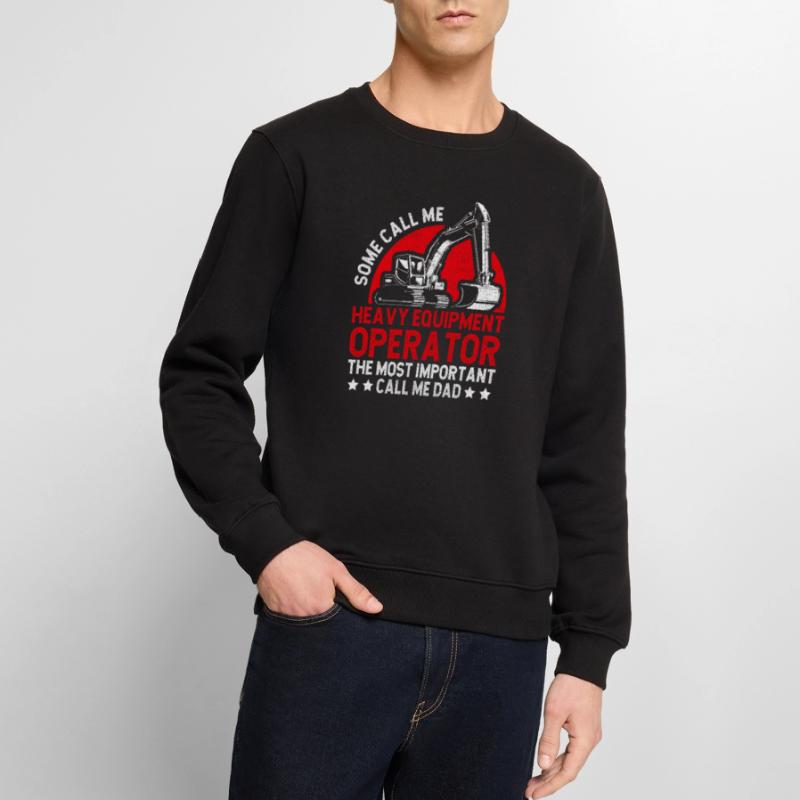Construction machinery operator Excavator driver Excavator driver Construction workers Men's Premium Organic Jumper