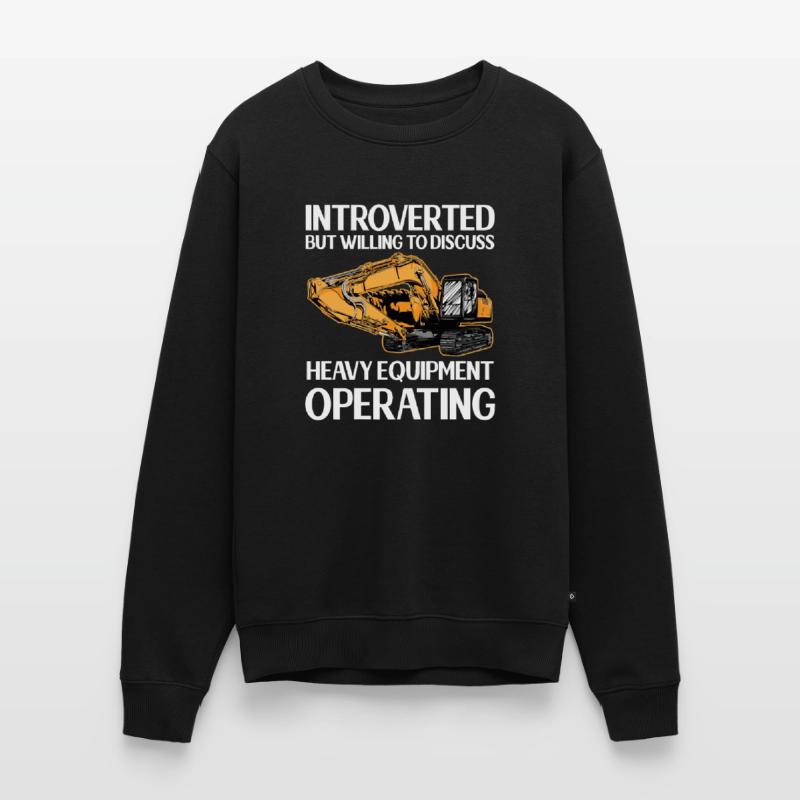Construction machinery operator Excavator driver Excavator driver Construction workers Men's Premium Organic Jumper