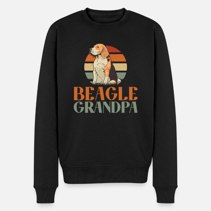 Beagle Cadeau Beagle Propriétaire - Pull Premium bio Homme - noir