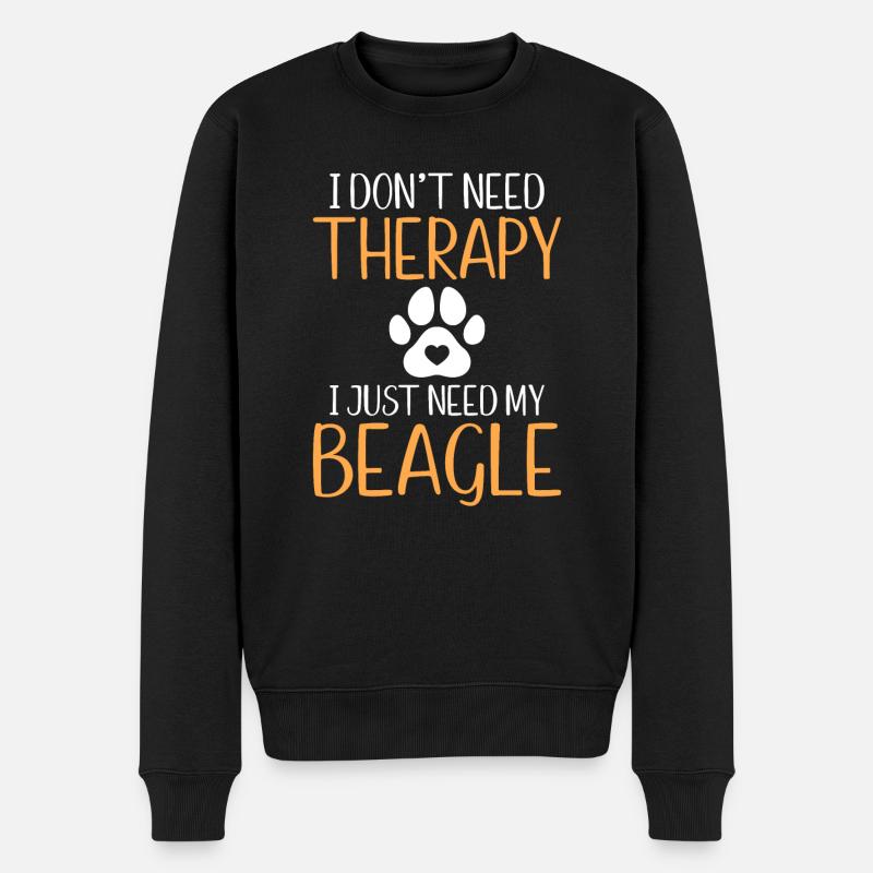 Beagle Cadeau Beagle Propriétaire - Pull Premium bio Homme - noir