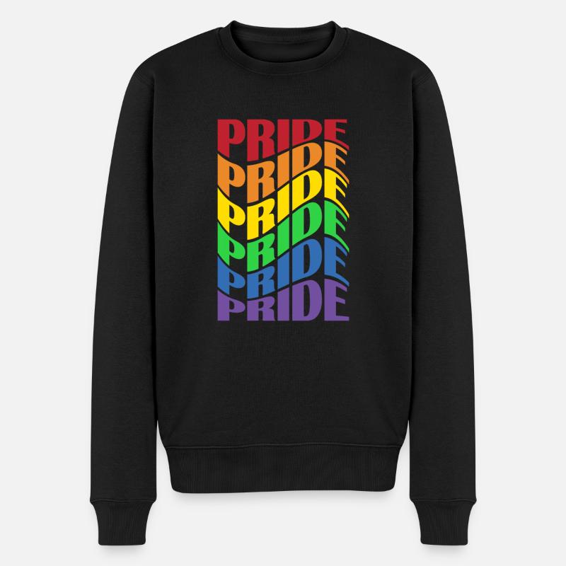 Déclaration LGBTQ de la fierté - Pull Premium bio Homme - noir